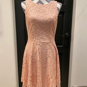 Speechless Blush Lace Dress